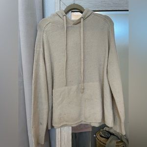 360 cashmere cream hoodie